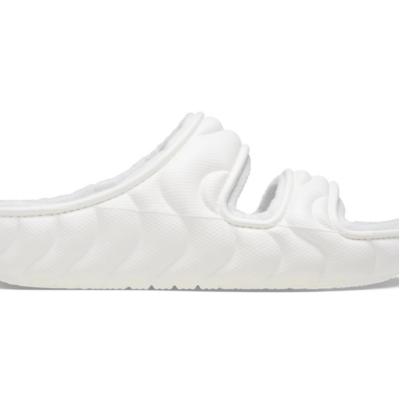 CROCS White Quilted Sandals - Picture 2 of 9